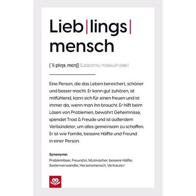 Lieblingsmensch Notizbuch: Die Definition einer besonderen Verbundenheit, Taschenbuch von Daniel Roode, Bookmundo, 978-94-038-5297-3