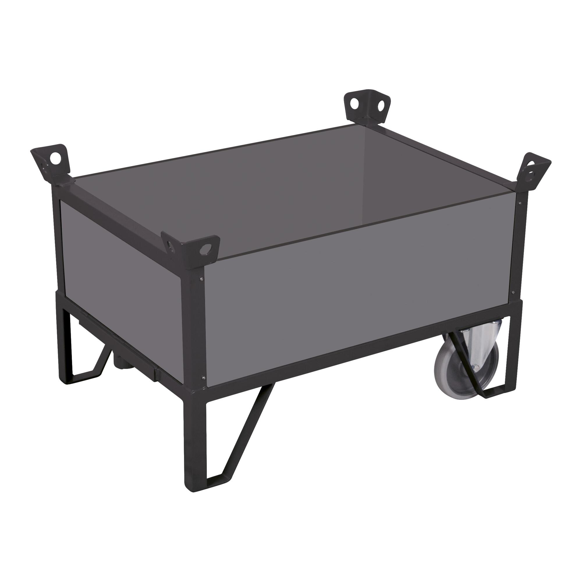 VARIOfit Rollplatte mit 4 Wänden RAL 7016 (zu-1123/AG)