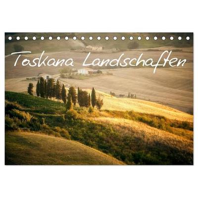 Toskana Landschaften (Tischkalender 2026 DIN A5 quer), CALVENDO Monatskalender