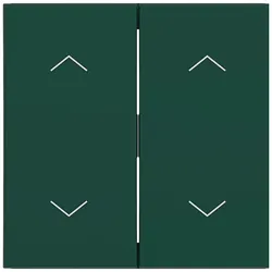 Hager WAW2002C07 Wippe 2fach mit Aufdruck Symbol Pfeile, A.x/C.x, jade, halbglänzend