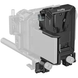 SmallRig 5226 V-Mount Akku Montageplatte Kit für 15 mm LWS Ruten