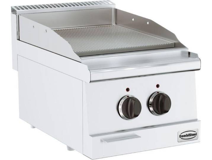 Plaque de cuisson de base 600 El.\, grillée
