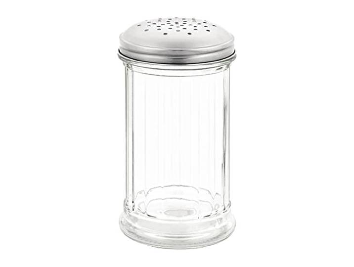 Suikergiet met 4X140X70mm Multi Gaten Glas en Roestvrij staalcontainer