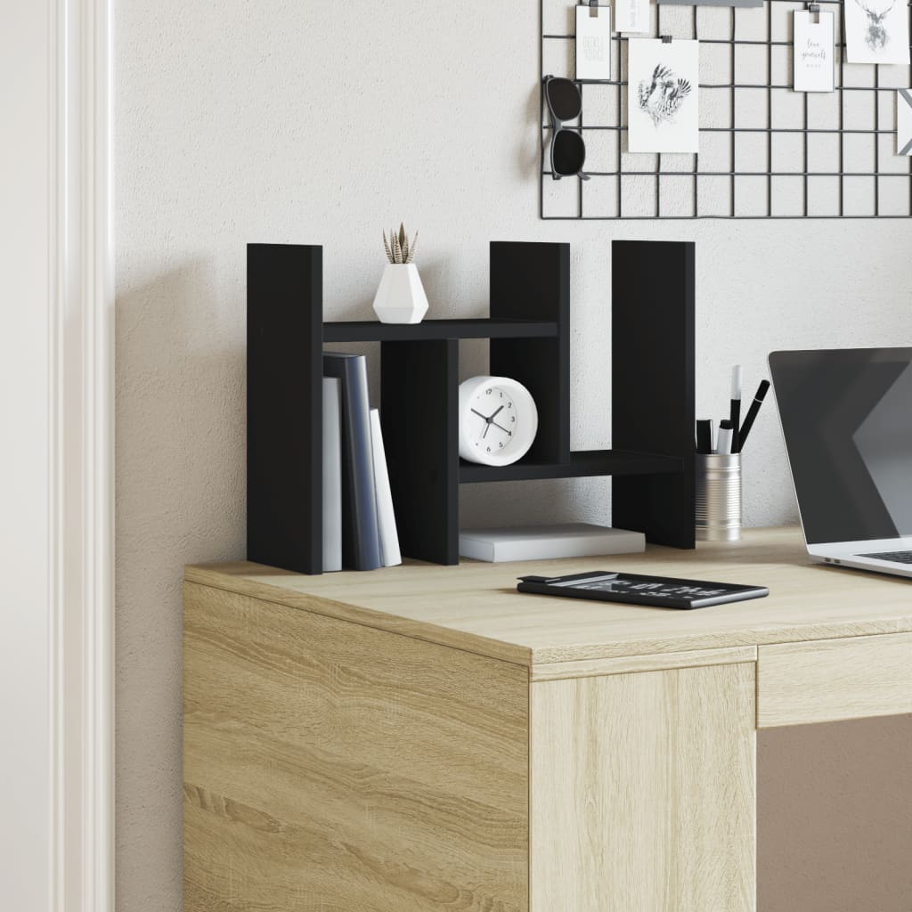 vidaXL Organisateur de bureau chêne sonoma 34,5x15,5x35,5 cm