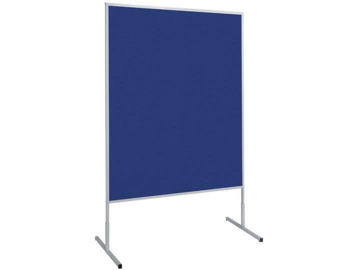MAUL Standtafel Moderationstafel Standard blau 150x120 cm beidseitig als Pinnwand verw