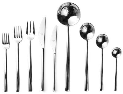 Mepra Movida Flatware Set - 75 Pieces - Stainless Steel