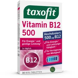 Taxofit Vitamin B12 500 Minitabletten 30 St