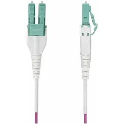 StarTech 50M OM4 MULTIMODE FIBER CABLE UNIBOOT/OFNR RISER/100G (50 m), Netzwerkkabel