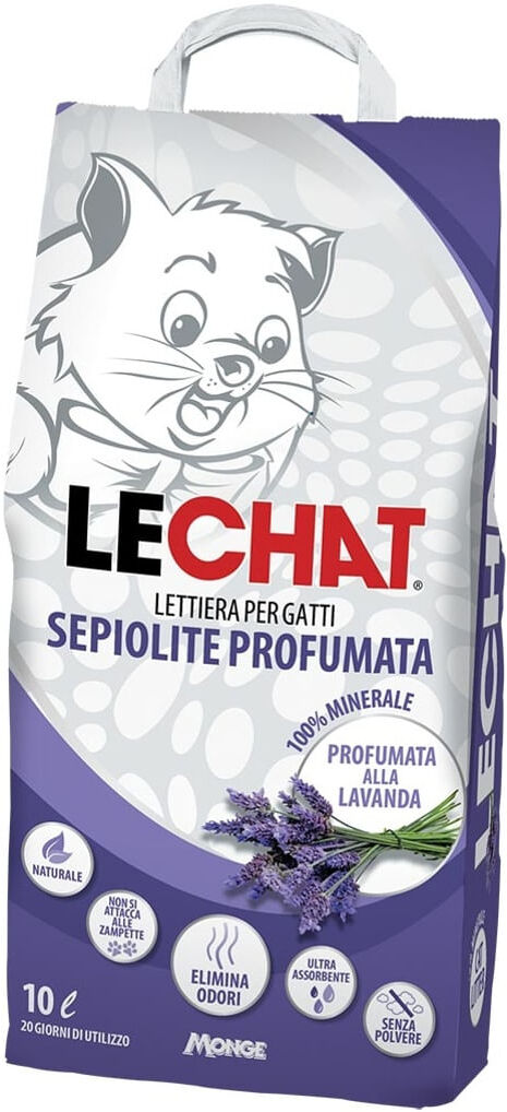 LE CHAT LeChat Lettiera per Gatti Sepiolite Profumata 10L