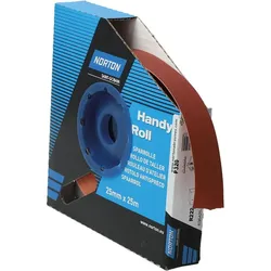 Magni, Schleifmittel, Norton 63642531796 Norton R222 handyroll 25 mmx25mgrit 320 (320)