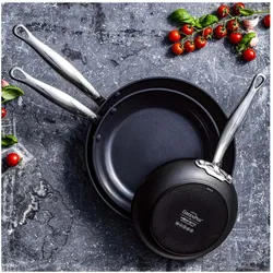 Greenpan Barcelona Infinity Pro, Pfannenset + Topfset, Schwarz