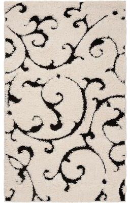 SAFAVIEH Florida Shag Hildelind Scroll 1.2-inch Thick Rug