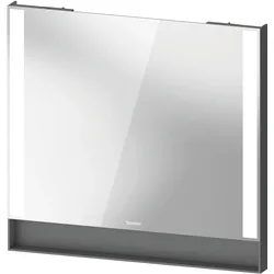 Duravit, Spiegel, Qatego Spiegel, 800x65x750mm, Lichtfelder seitlich, dimmbar (80 x 75 cm)