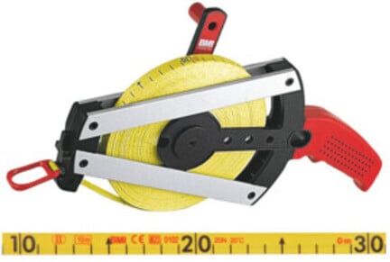 BMI Glasfaser-Bandmaß im Rahmen 30 m (465500 30)