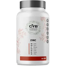 CYB Zink 25 mg hochdosiert vegan Tabletten 365 St