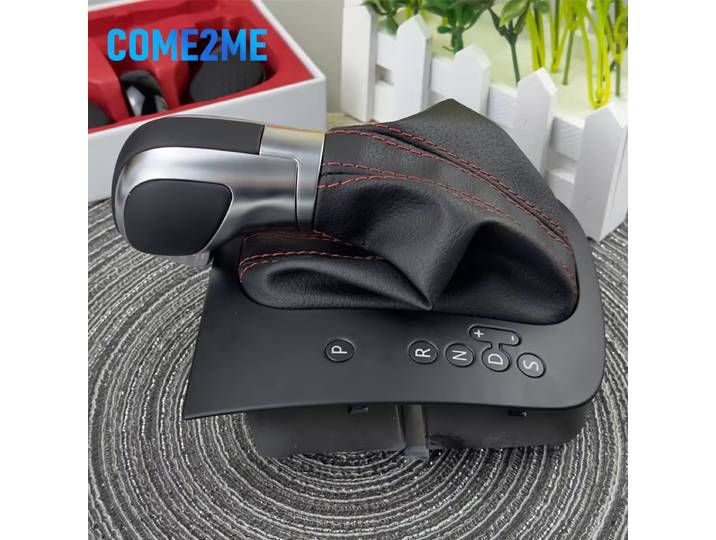 Pommeau de levier de vitesse automatique en cuir personnalisable pour voiture, tête de bâton DSG pour VW Golf 6 Jetta MK6 EOS MK5