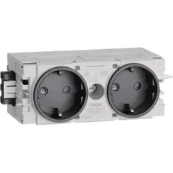 Tehalit Steckdose 2-fach gs GS2000 gsw