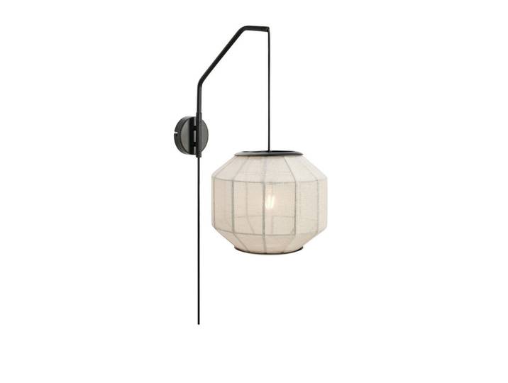 Markslöjd Wandleuchte Asuka, Beige, oval, 27x50x41 cm, Wippschalter, Lampen & Leuchten, Innenbeleuchtung, Wandleuchten, Wandlampen mit Schalter