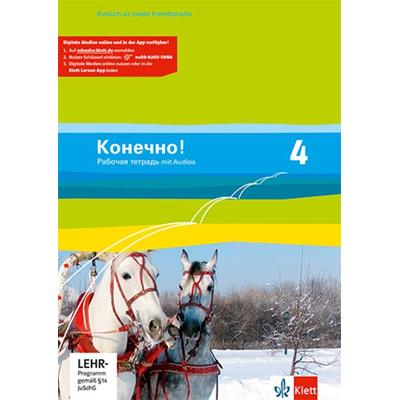 Konetschno!. Band 4. Russisch als 2. Fremdsprache. Arbeitsheft mit Audios, Set von , Klett Schulbuchverlag, 978-3-12-527509-6