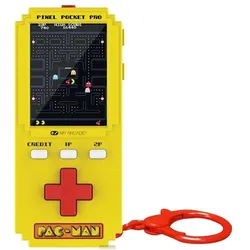 MyArcade My Arcade Pixel Pocket Pro Pac-Man Portable Gaming System, Retro Gaming, Schwarz, Gelb