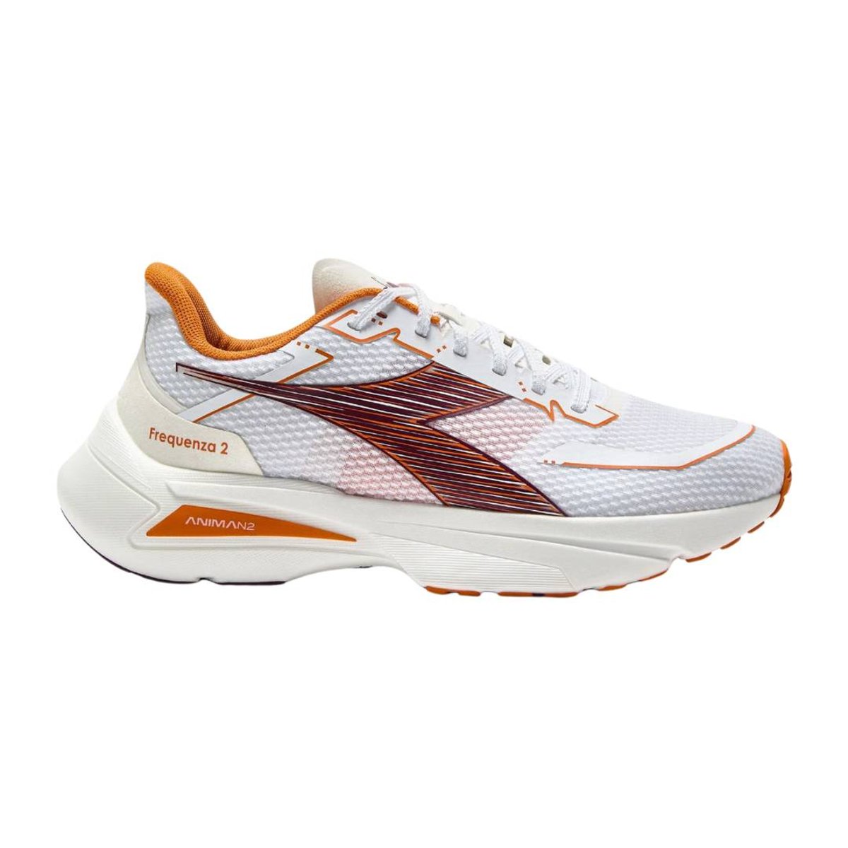 Scarpe Diadora Frequenza 2 Bianco Granata AW25, Taglia 44 - EUR Uomo