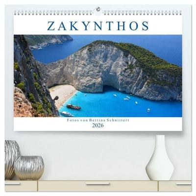Zakynthos 2026 (hochwertiger Premium Wandkalender 2026 DIN A2 quer), Kunstdruck in Hochglanz
