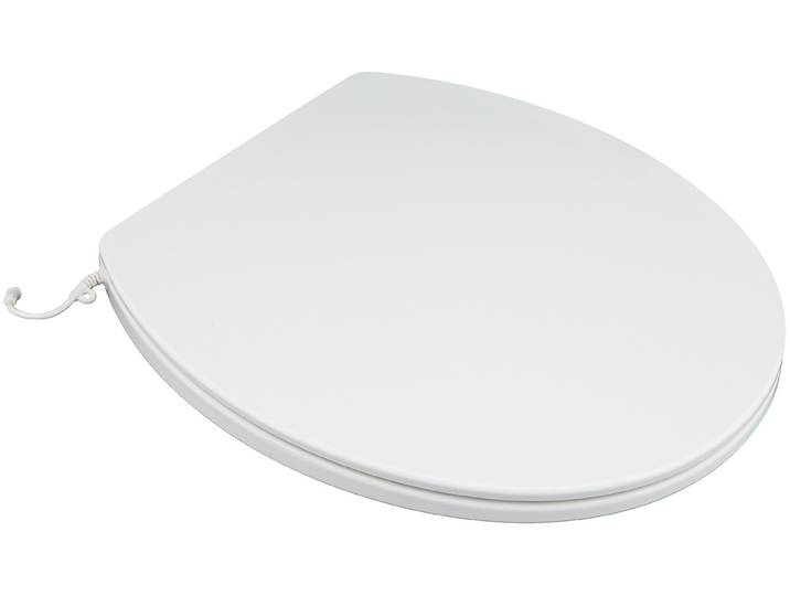 WC-Sitz ADOB, weiß, B:37cm H:4cm L:43,5cm, Duroplast, WC-Sitze, WC-Sitz, beheizt, 4 Wärmestufen, Absenkautomatik, abnehmbar