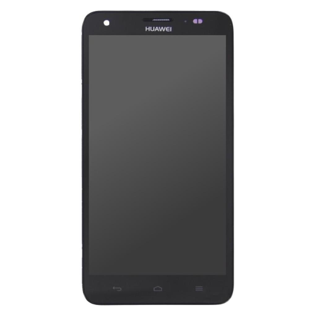 OEM Huawei Honor 3X LCD mit schwarzem Rahmen (Display, Honor 3X G750) (25435024)