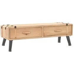 Helloshop26 - Massivholz-Tannenholz TV-Schrank Sideboard Fernseher praktisches Design 120 cm