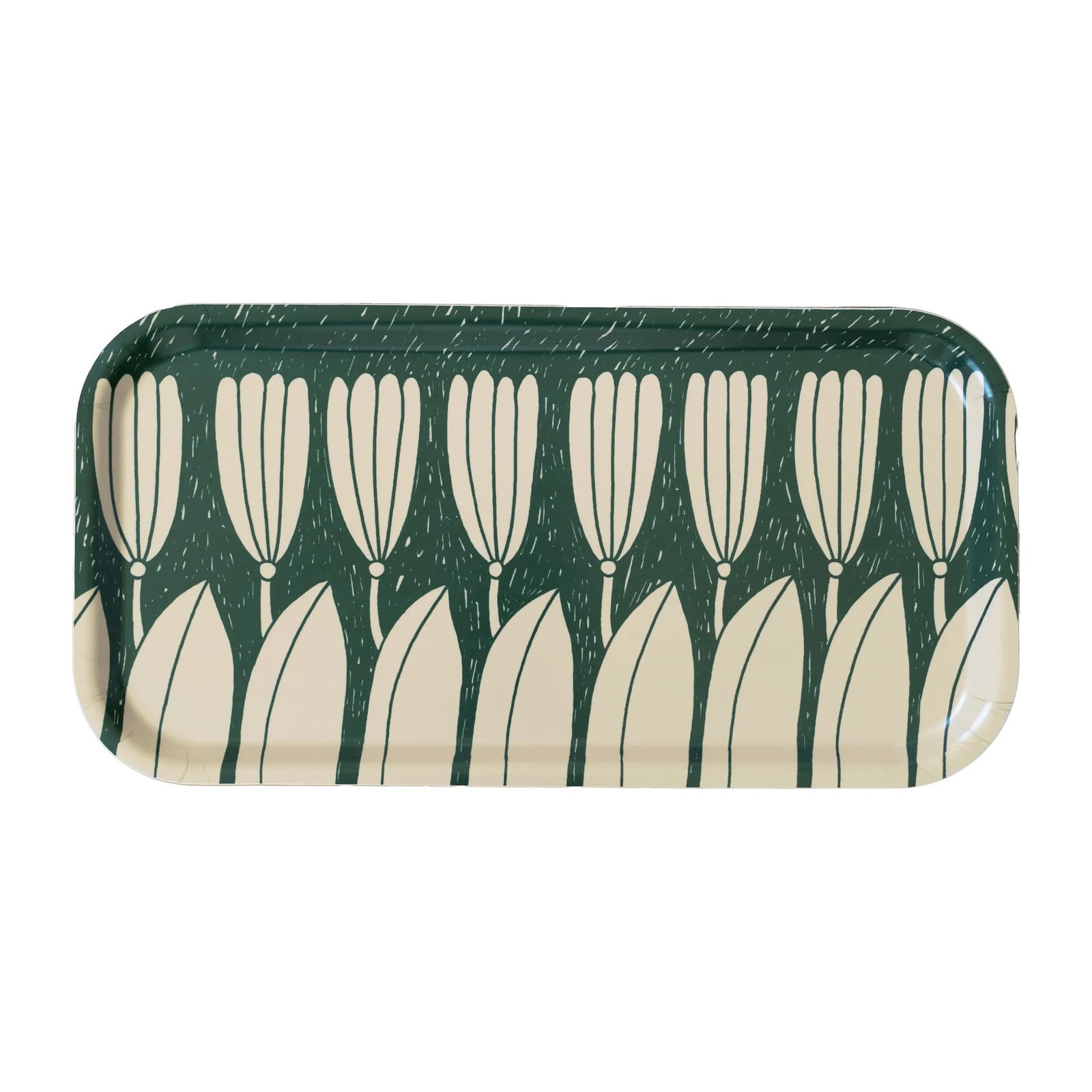 Fine Little Day Krokus dienblad Groen 22 x 43 cm
