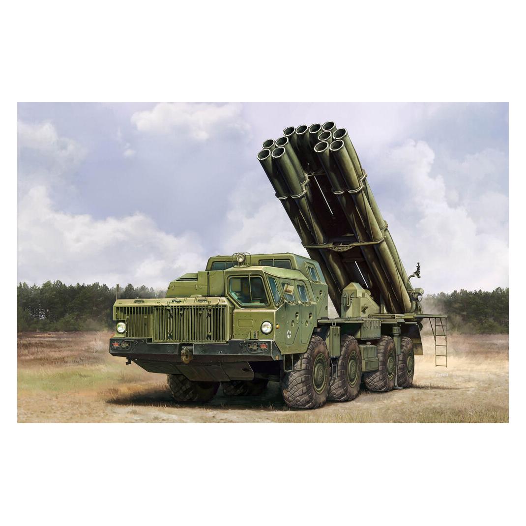 Hobby Boss Russian 9A52-2 Smerch-M multiple rocket launcher of RSZO 9k58 Smerch MRLS (82940)