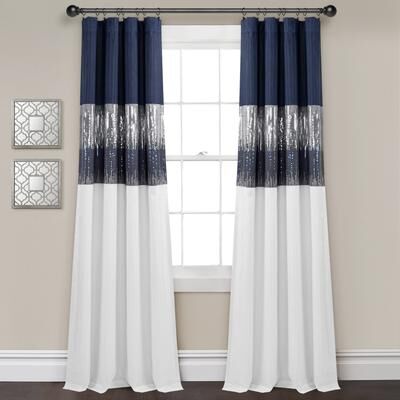 Lush Decor Night Sky 100 Percent Lined Blackout Window Curtain Panel Single