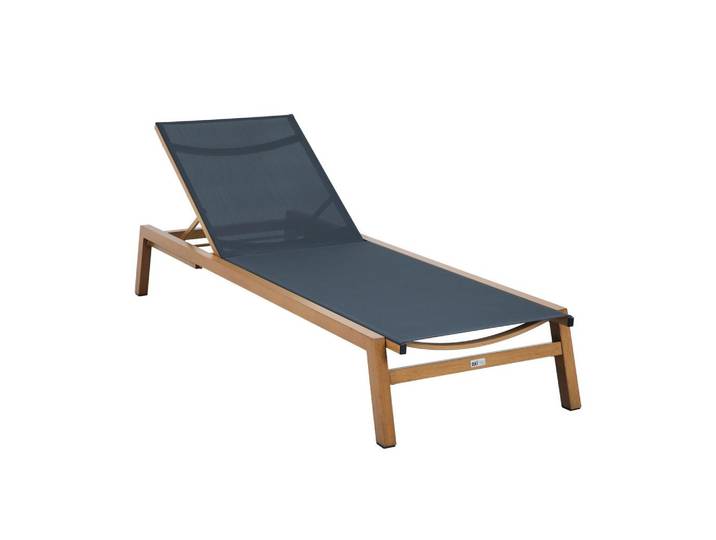 GARTENLIEGE LOGAN DK'GRAU
