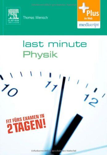 Thomas Wenisch - Last Minute Physik - Preis vom 17.10.2026 19:25:27 h