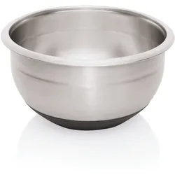 8x Rührschüssel mit rutschhemmendem Boden, Ø 24 cm, 5 ltr., ohne Skalierung, Chromnickelstahl