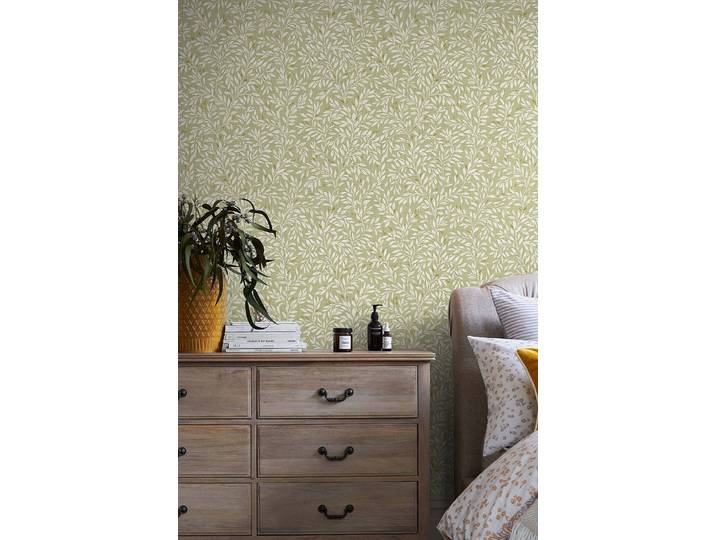 Papier peint intissé Ditsy Leaf 52 x 1005 x 0cm Vert clair