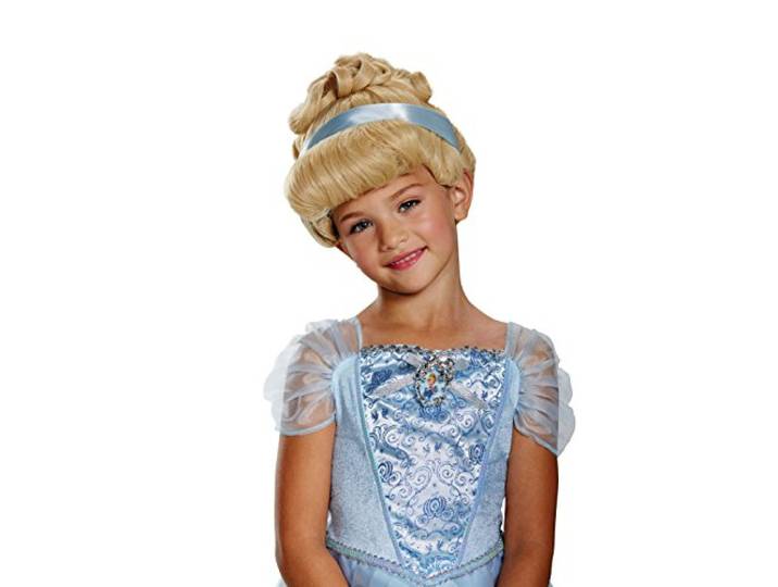 Cinderella Deluxe Child Wig, One Size