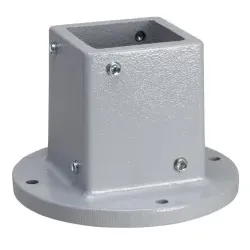 Schneider Electric NSYCMUMR80 Befest. Klemmenblock, quadratisch 80mm, für Geh. SPACIAL S3CM HMI RAL 7040