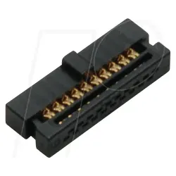 BKL 10120608 - Pfosten-Verbinder 2x10 polig, Kontakte vergoldet
