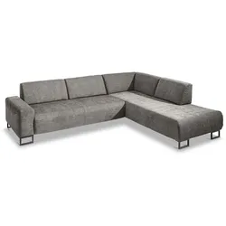 Segmüller Werkstätten Ecksofa Maxime01 Stoff Grau Grey