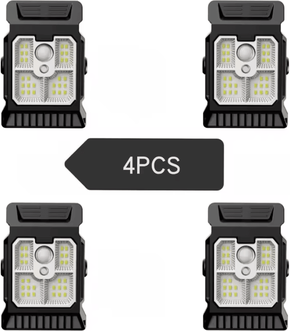 Inspire Curations Intelligent Solar Clip Light Dusk To Dawn Outdoor Garden Lamp yd 21 4pcs
