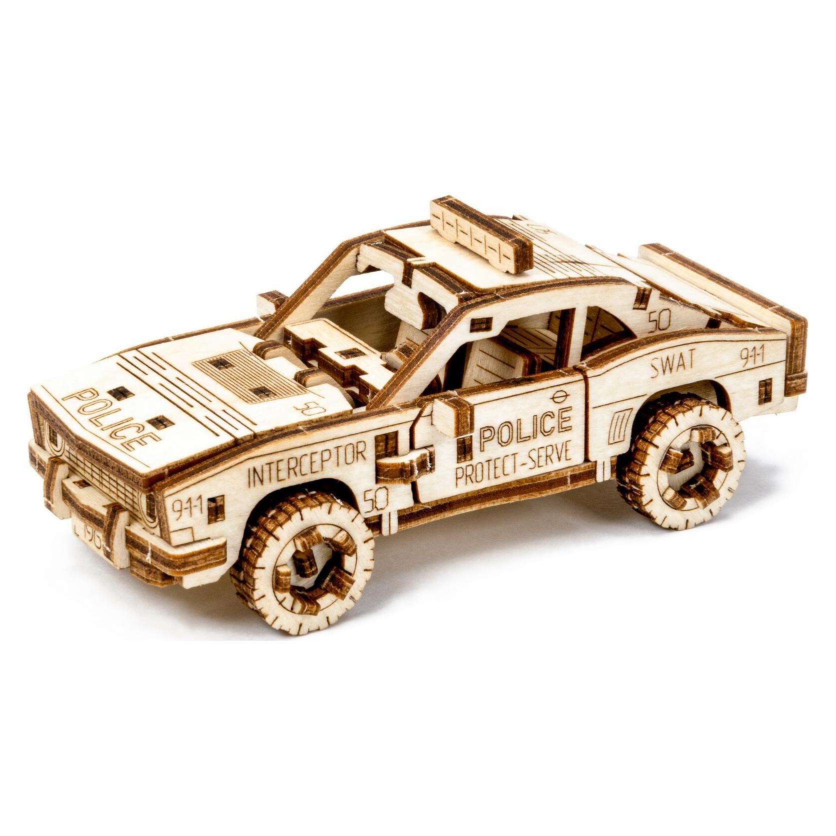 WoodenCity Police Car (MB-004)