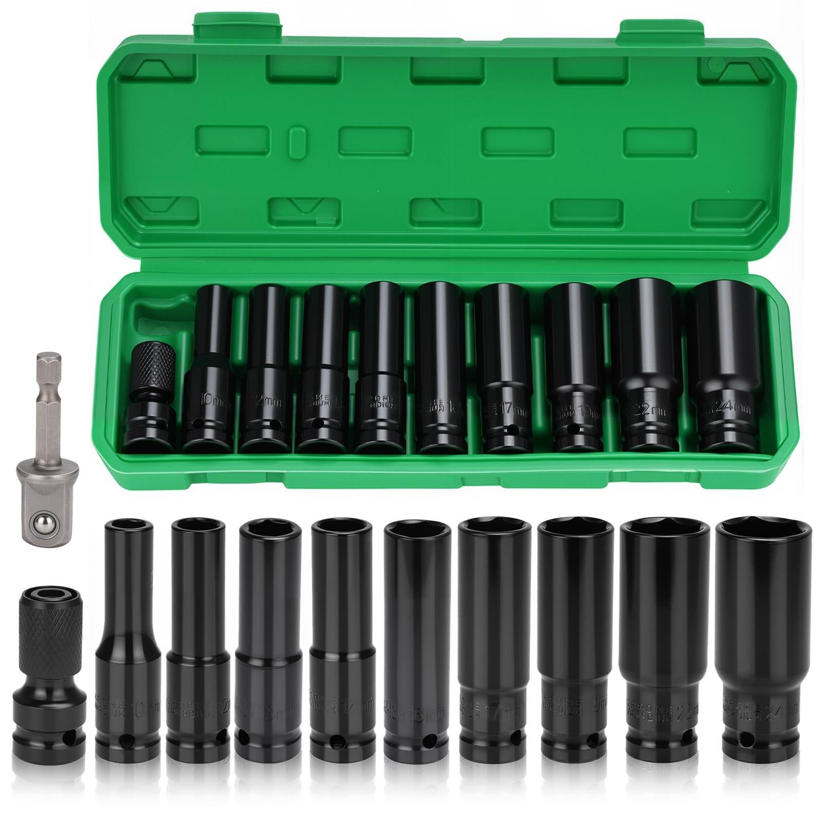 11-delige Impact Moer Kit voor Gereedschap