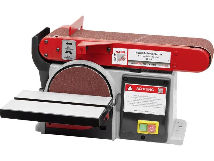 Holzmann - Ponceuse À Bande Et À Disque Maschinen Bt46230v 250 W 150 Mm C606331