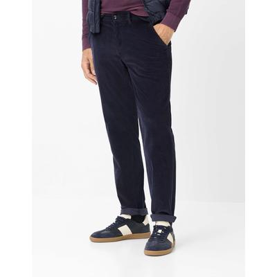 Chinohose EUREX BY BRAX "Style THILO", Herren, Gr. 28U, Unterbauchgrößen, schwarz (navy), Web, 77% Baumwolle, 22% Lyocell, 1% Elasthan, Hosen Chinohose