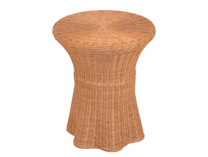 Table d’appoint Bachongo Ø 44cm Beige/Miel