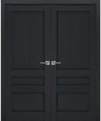 SARTODOORS Veregio 7411 Antracite Wood Interior Double Doors