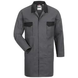 Berufsmantel Twill "TIENEN" grau/schwarz - 3XL - grau