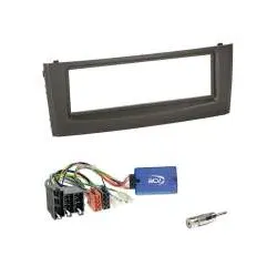 Fiat Grande Punto 2006-2010 VDO HU Einbauset 1-DIN Radioblende+Lenkradadapter...