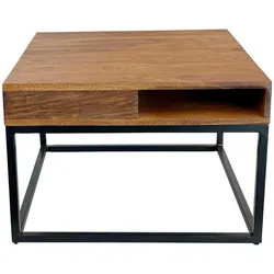 Couchtisch Holz/Schwarz